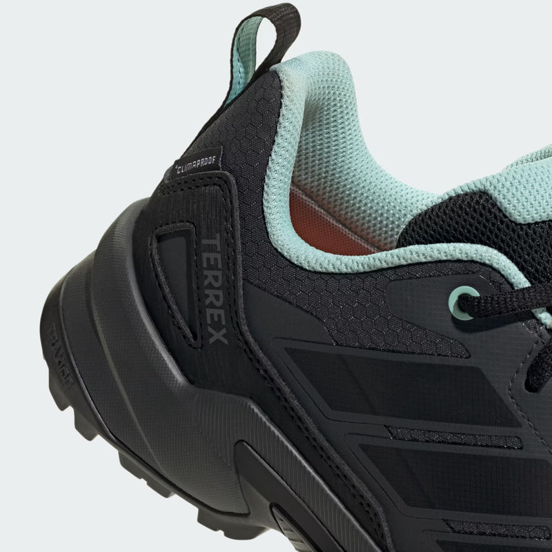 Load image into Gallery viewer, Adidas Terrex Women's Eastrail 3 Climaproof Hiking Shoes Carbon/Core Black/Semi Flash Aqua JR4011
