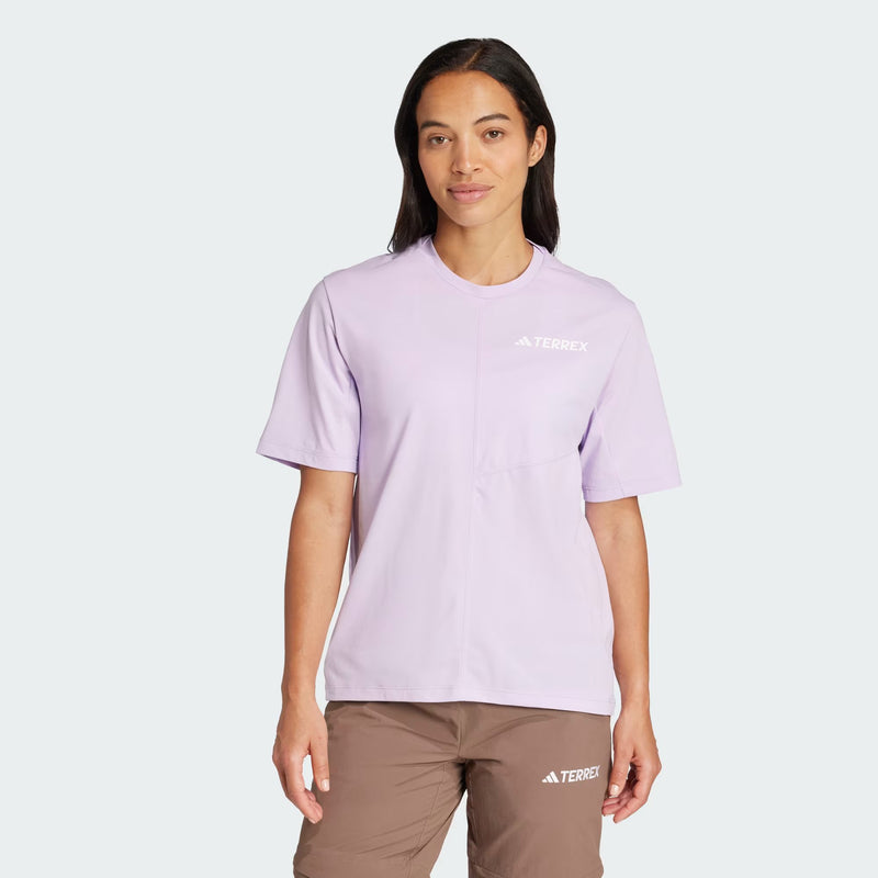 Load image into Gallery viewer, Adidas Terrex Women's Multi Climacool Tee Powder Plum JN3890
