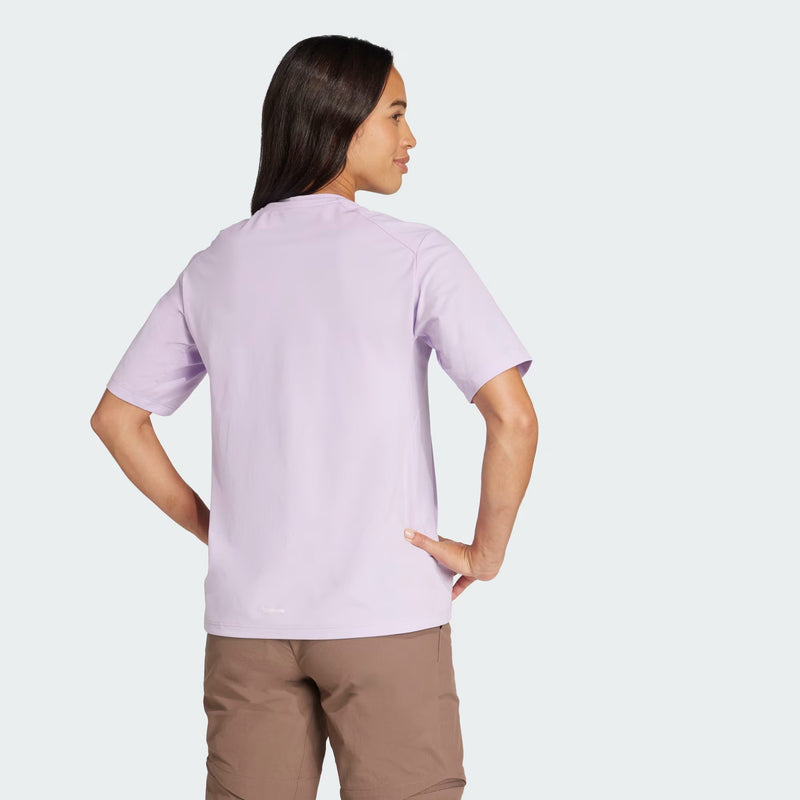 Load image into Gallery viewer, Adidas Terrex Women's Multi Climacool Tee Powder Plum JN3890
