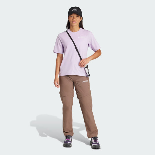 Adidas Terrex Women's Multi Climacool Tee Powder Plum JN3890