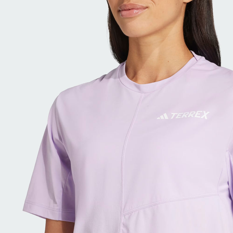 Load image into Gallery viewer, Adidas Terrex Women's Multi Climacool Tee Powder Plum JN3890
