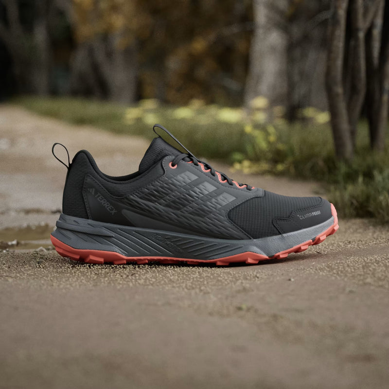 Load image into Gallery viewer, Adidas Terrex Men's Tracefinder 2 Climaproof Trail Running Shoes Core Black/Core Black/Semi Impact Orange JR9134
