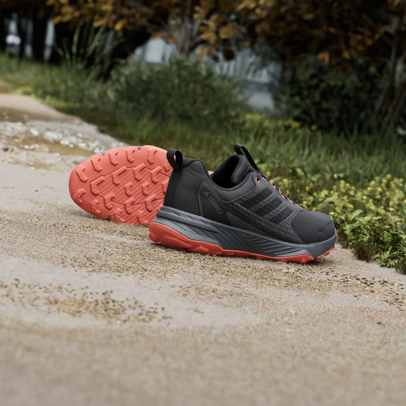 Load image into Gallery viewer, Adidas Terrex Men's Tracefinder 2 Climaproof Trail Running Shoes Core Black/Core Black/Semi Impact Orange JR9134
