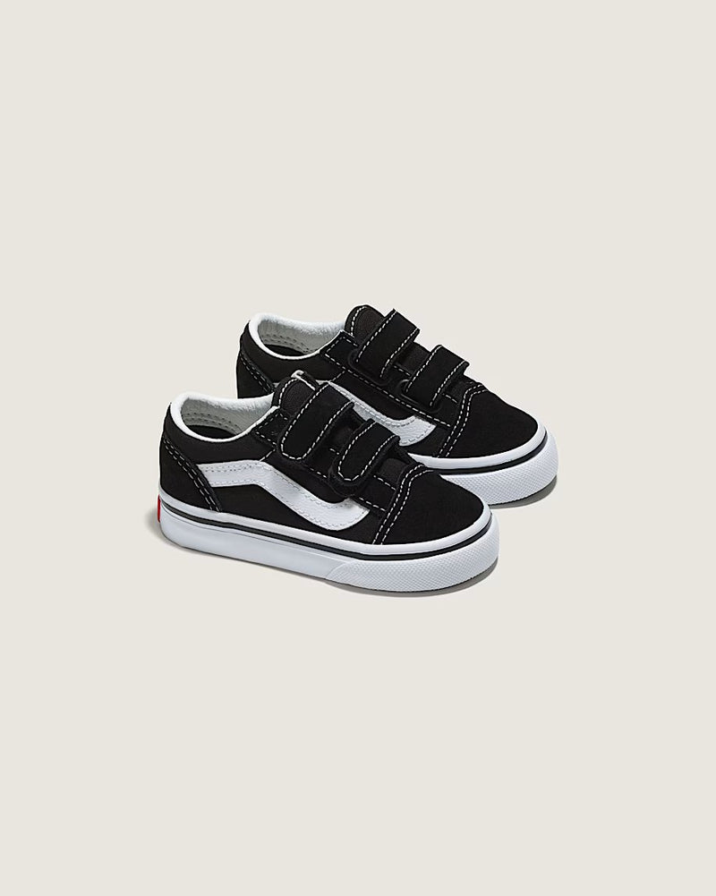 Load image into Gallery viewer, Vans Toddler Old Skool V Shoes Black VN000D3YBLK
