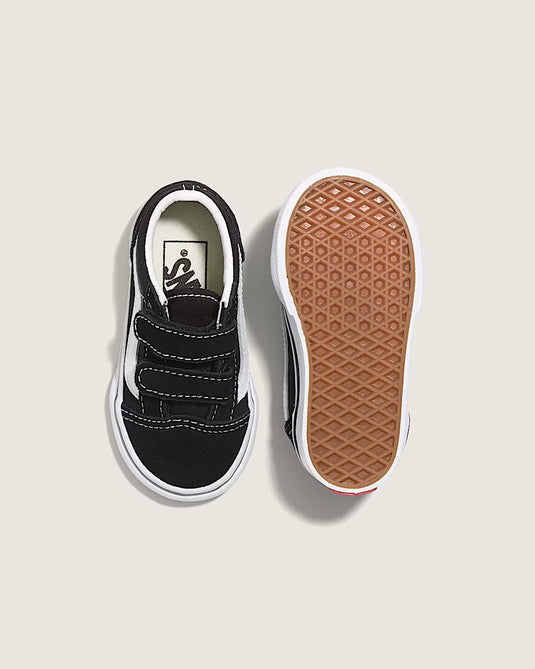 Vans Toddler Old Skool V Shoes Black VN000D3YBLK