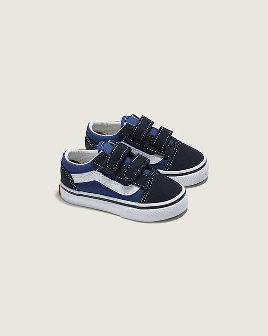 Vans Toddler Old Skool V Shoes Navy VN000D3YNVY