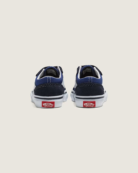 Vans Toddler Old Skool V Shoes Navy VN000D3YNVY