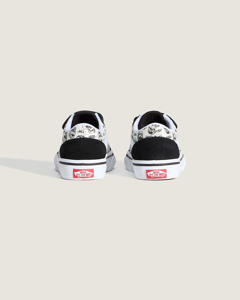 Load image into Gallery viewer, Vans Toddler Old Skool V Shoes Skulls Multi VN000CRW448
