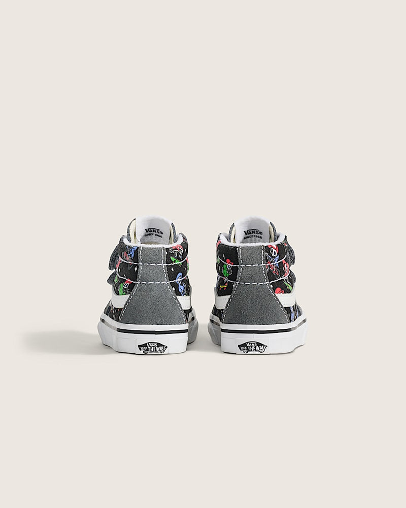 Load image into Gallery viewer, Vans Toddler SK8-Mid Reissue V Shoes Glow Bones Pewter/ Black VN000CQ0PBQ
