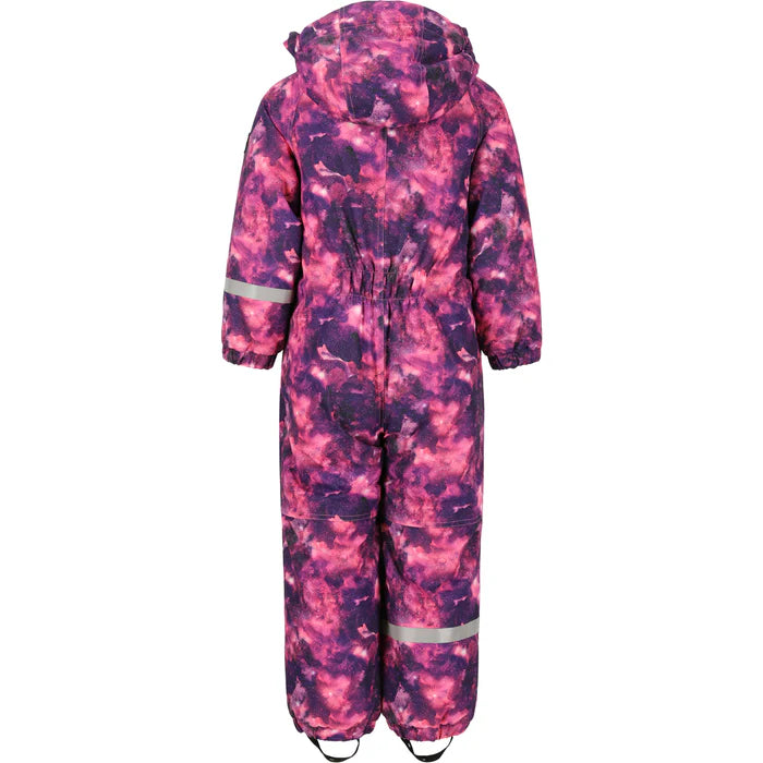 Load image into Gallery viewer, Zig Zag Kid&#39;s Tower Printed Coverall (2-5 Years) W-Pro 10000 Dark Purple Z213005-4078
