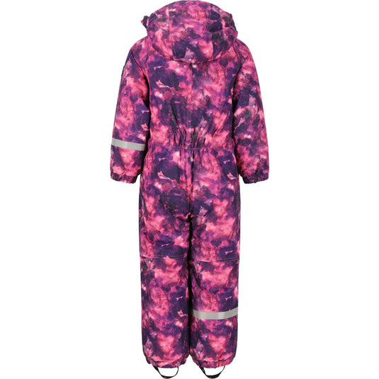 Zig Zag Kid's Tower Printed Coverall (2-5 Years) W-Pro 10000 Dark Purple Z213005-4078