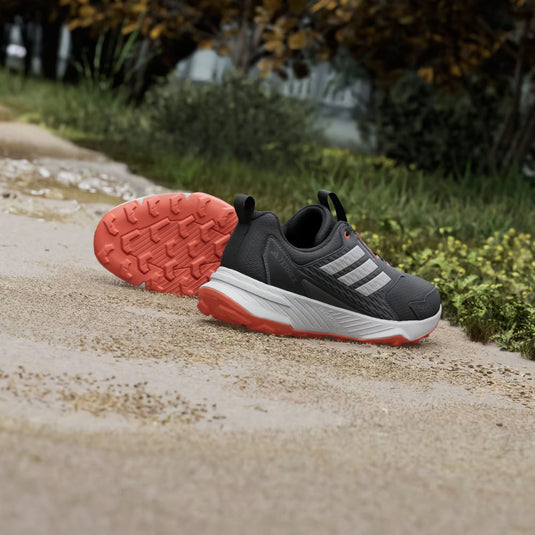 Adidas Terrex Men's Tracefinder Trail Running Shoes Core Black/Grey One/Semi Impact Orange JR9136