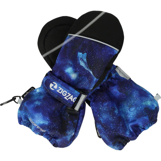 Zig Zag Kid's True Printed Mittens (2-10 Years) Surf The Web Z203065-2047
