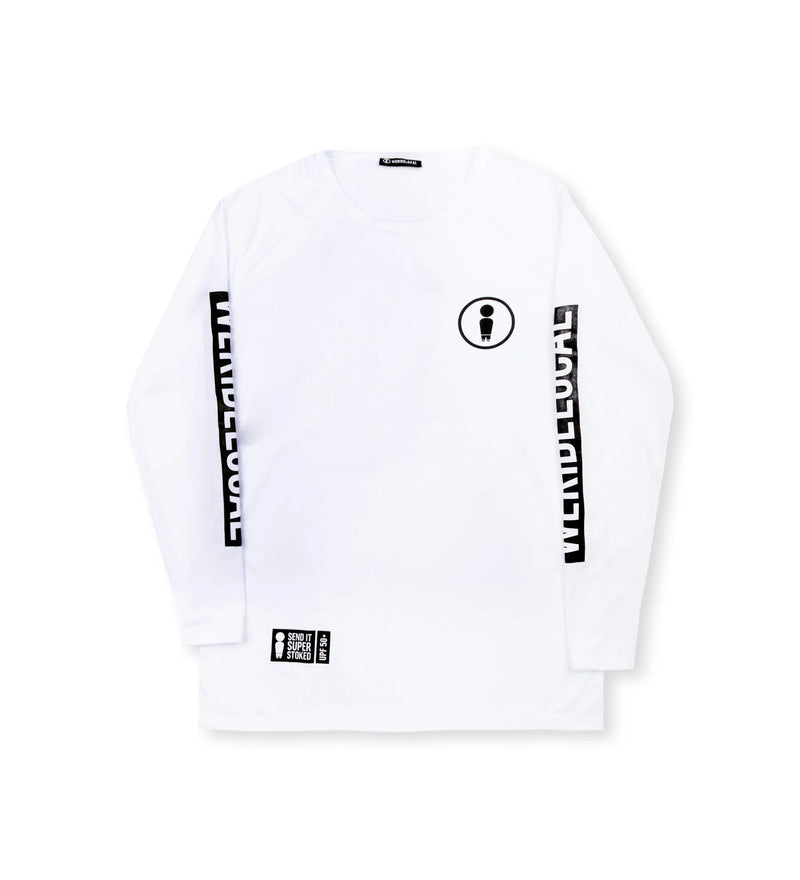 Load image into Gallery viewer, We Ride Local Men's Union Long Sleeve Rashquard White MRLSUW_SS26
