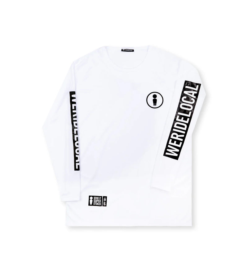 Load image into Gallery viewer, We Ride Local Men's Union Long Sleeve Rashquard White MRLSUW_SS26
