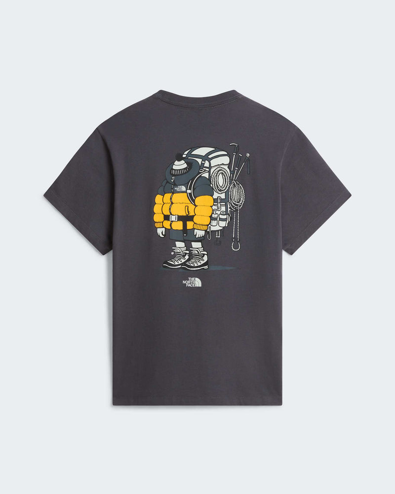 Load image into Gallery viewer, The North Face Men's Gear Up Get Out Graphic T-Shirt Anthracite Grey NF0A8JB4RHI
