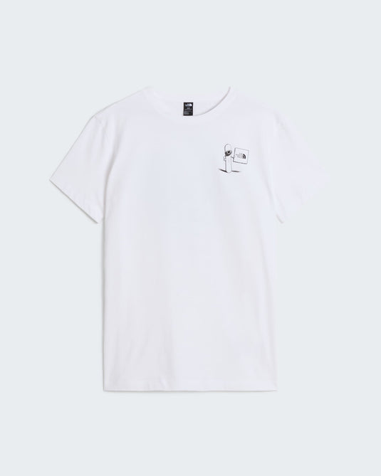 The North Face Unisex Loose Graphic Opposites Attract T-Shirt TNF White NF0A8JANFN4