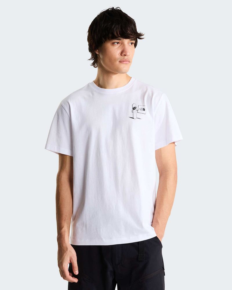 Load image into Gallery viewer, The North Face Unisex Loose Graphic Opposites Attract T-Shirt TNF White NF0A8JANFN4
