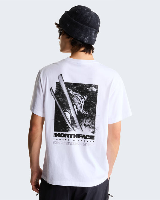 The North Face Unisex Tested And Proven Relaxed T-Shirt TNF White NF0A8H6CFN4