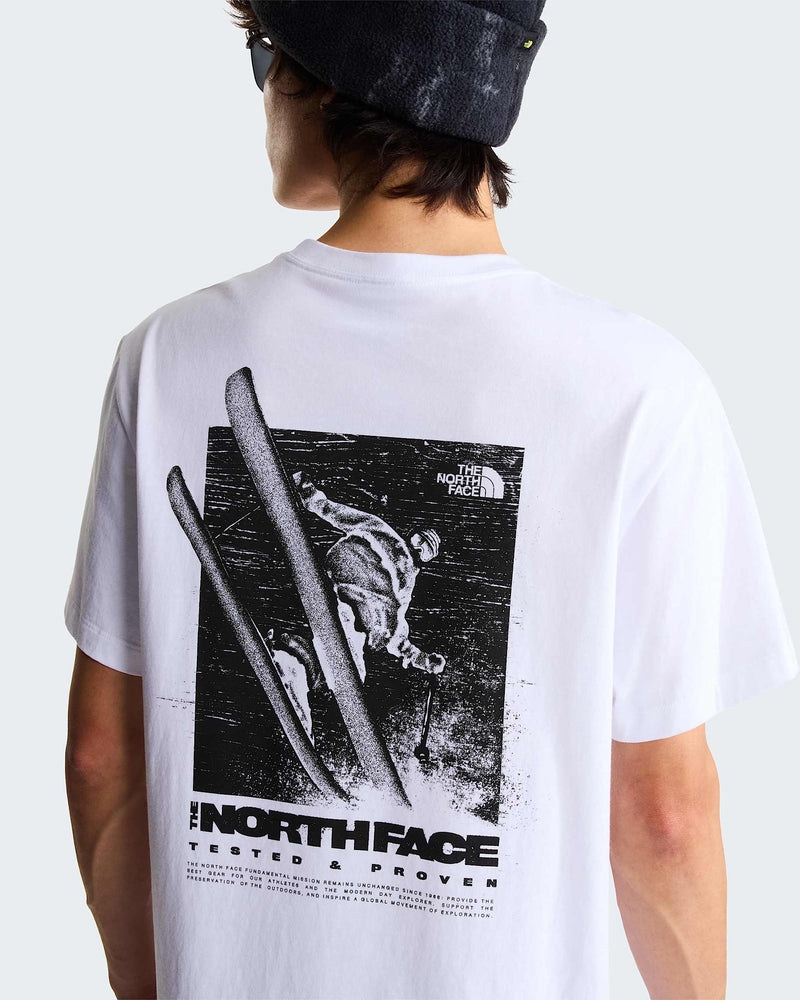 Load image into Gallery viewer, The North Face Unisex Tested And Proven Relaxed T-Shirt TNF White NF0A8H6CFN4
