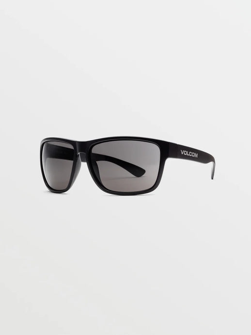 Volcom Men's Baloney Matte Black Sunglasses Gray VE00100101_0000