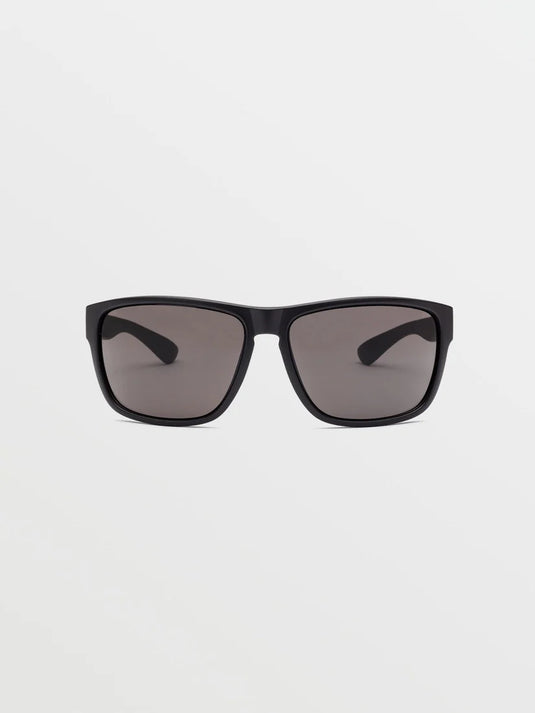 Volcom Men's Baloney Matte Black Sunglasses Gray VE00100101_0000