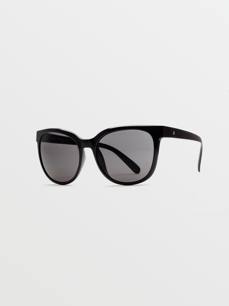 Load image into Gallery viewer, Volcom Garden Gloss Black Sunglasses Gray VE02600201_0000
