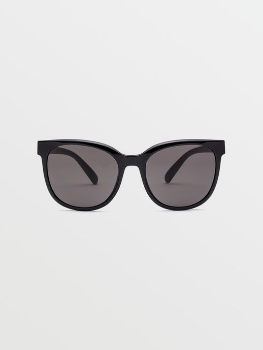 Volcom Garden Gloss Black Sunglasses Gray VE02600201_0000