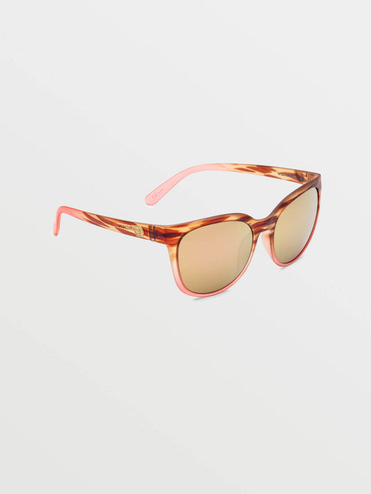 Volcom Garden Matte Pink Tort Sunglasses Bronze VE02603522_0000