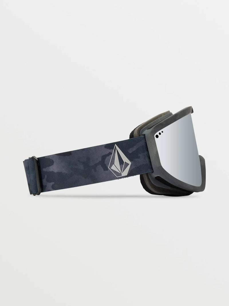 Load image into Gallery viewer, Volcom Footprints Cloudwash Camo Goggles Silver Chrome VG0623506-SLCH
