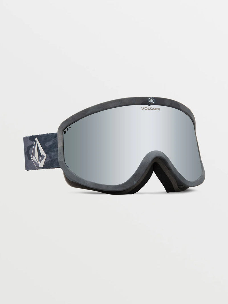 Load image into Gallery viewer, Volcom Footprints Cloudwash Camo Goggles Silver Chrome VG0623506-SLCH
