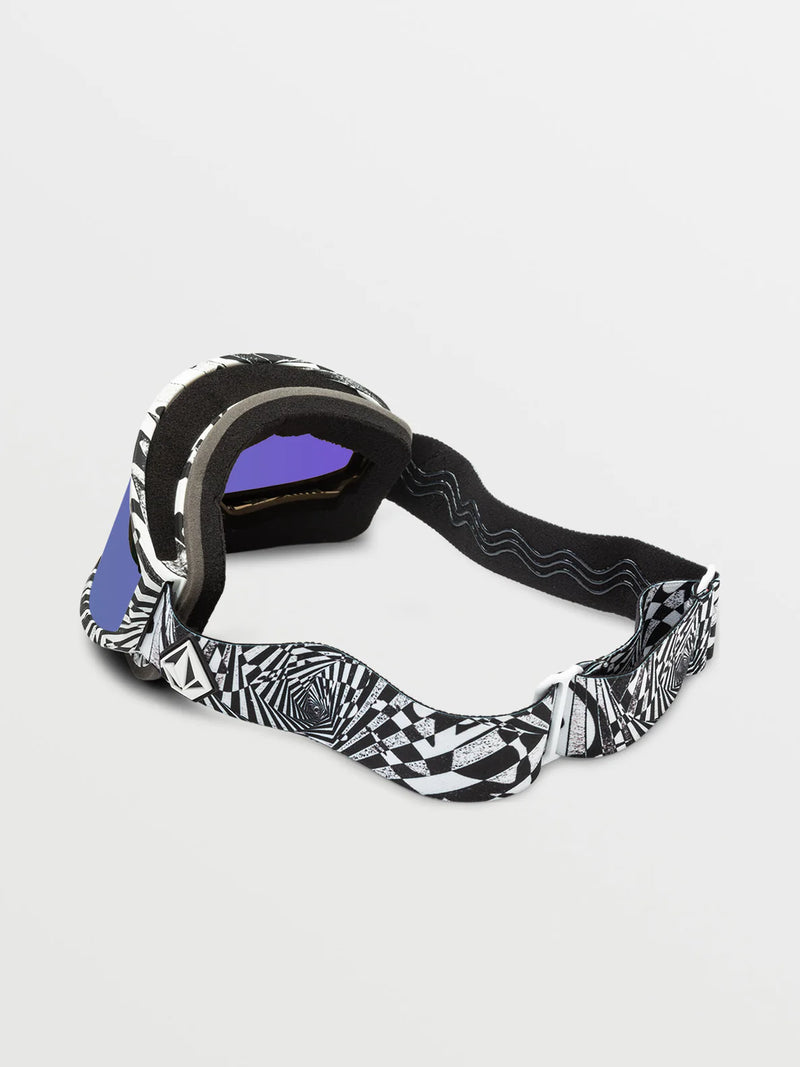 Load image into Gallery viewer, Volcom Footprints Op Art Goggles Purple Chrome VG0623512-PPCH
