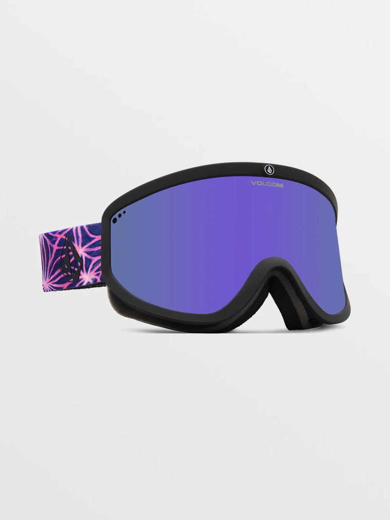 Load image into Gallery viewer, Volcom Footprints Mike Raveslon Goggles Purple Chrome VG0623518-PPCH
