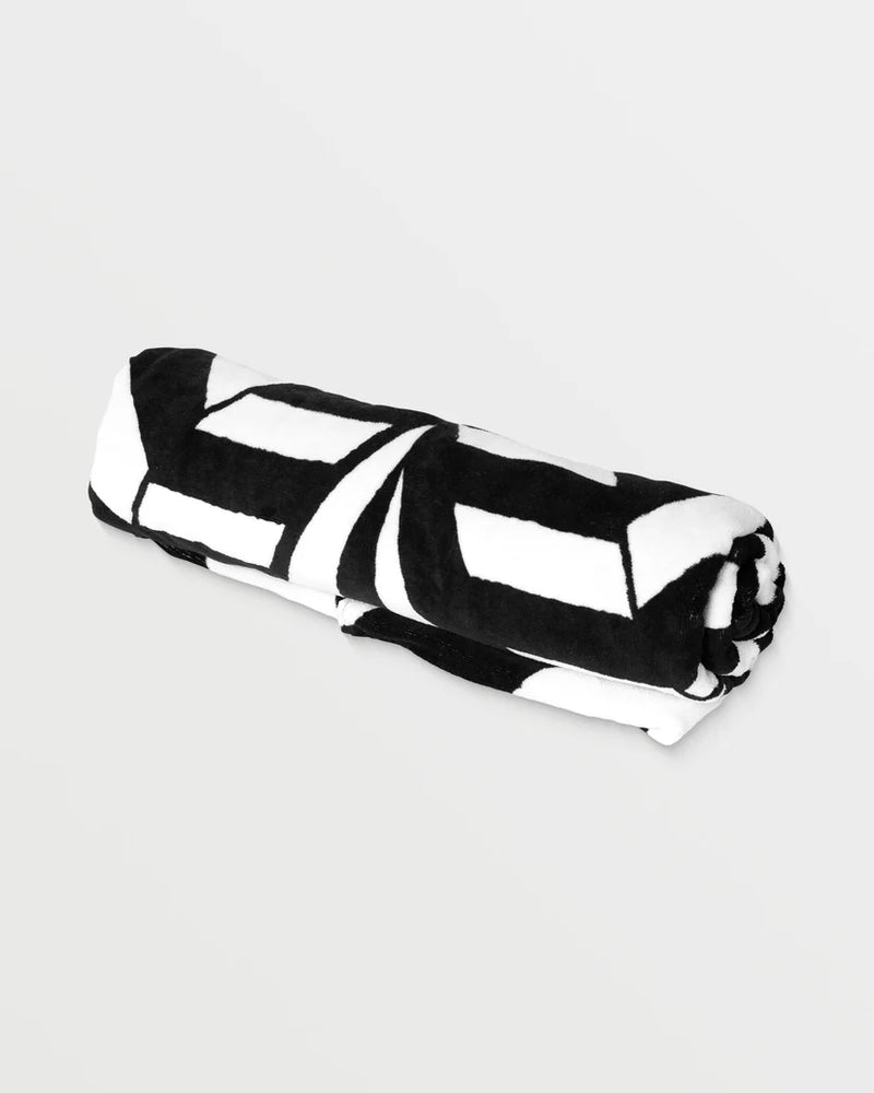 Load image into Gallery viewer, Volcom Unisex Stoneray Towel Black White VMXX013ZYW_BWH
