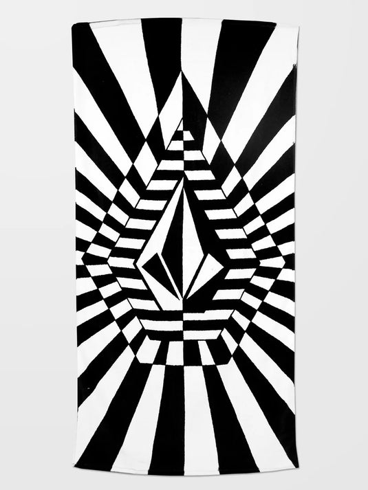 Volcom Unisex Stoneray Towel Black White VMXX013ZYW_BWH