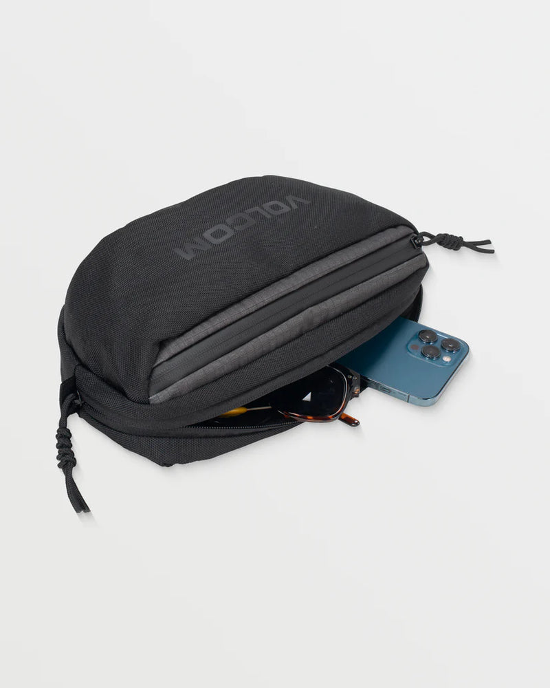 Load image into Gallery viewer, Volcom Men&#39;s Mini Dos Pack Waist Bag Black VMXX09BMEW_BLK
