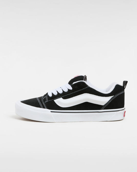 Vans Unisex Knu Skool Shoes Black/True White VN0009QC6BT