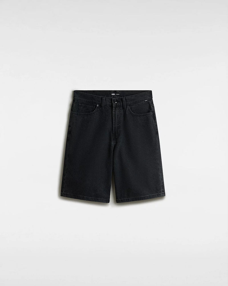 Load image into Gallery viewer, Vans Men&#39;s Check-5 Baggy Denim Baggy Fit Shorts Black VN000C9VEMQ
