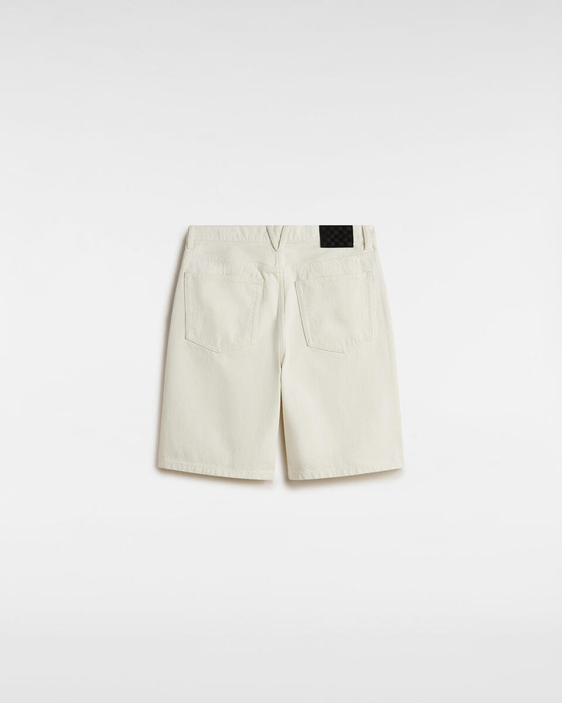 Load image into Gallery viewer, Vans Men&#39;s Check-5 Baggy Shorts Marshmallow VN000C9VFS8
