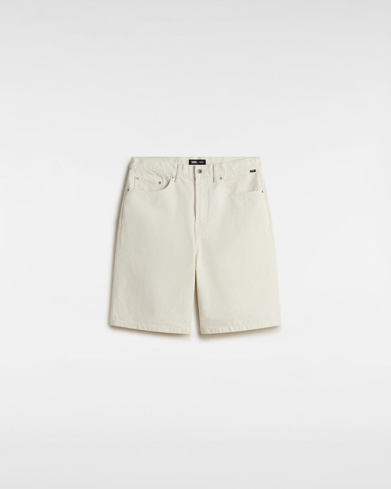 Load image into Gallery viewer, Vans Men&#39;s Check-5 Baggy Shorts Marshmallow VN000C9VFS8
