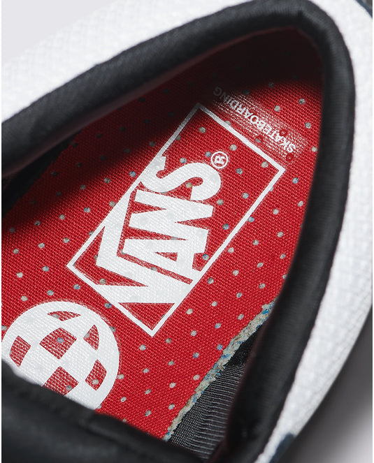 Vans Men's Zahba Mid Shoes Black/White/Red VN000CBSBWT