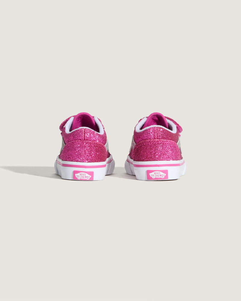 Load image into Gallery viewer, Vans Toddler Old Skool Shoes (1-4 years) Glitter Raspberry Rose VN000CTGYLZ1
