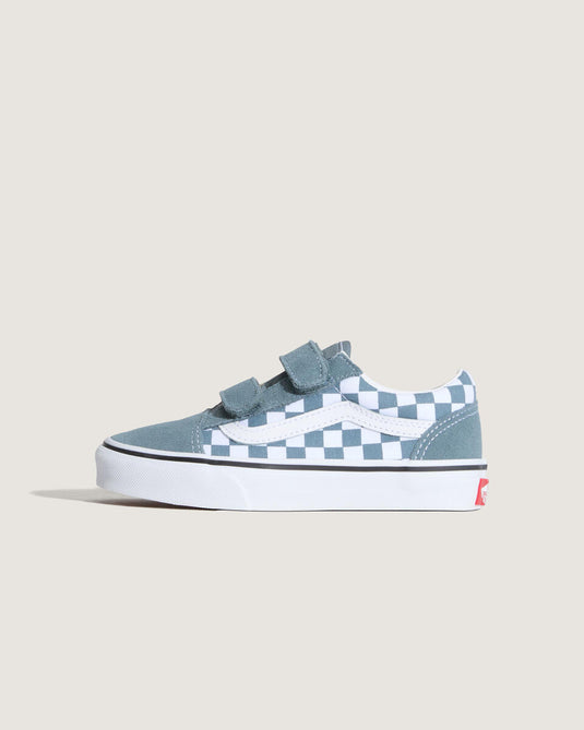 Vans Kids Old Skool V Shoes Color Theory Checkerboard VN000CYARV21