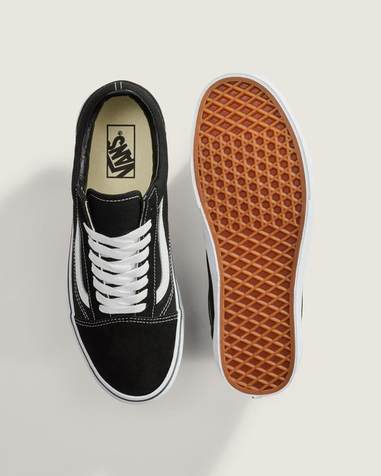 Vans Unisex Old Skool Shoes Black/White VN000D3HY28
