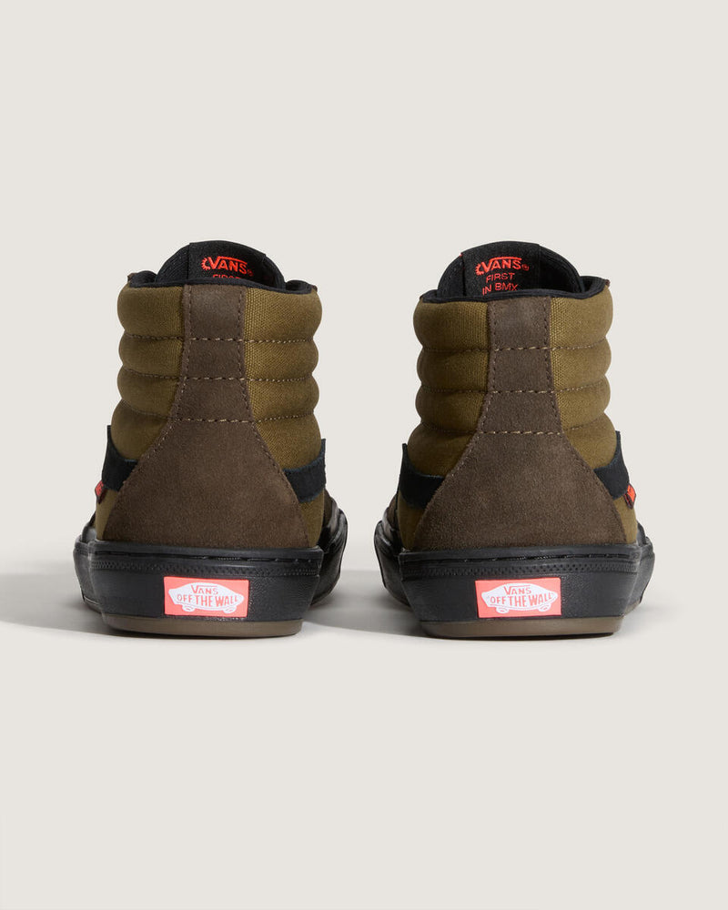 Load image into Gallery viewer, Vans Men&#39;s BMX Sk8-Hi Shoes Coal Brown VN000D3QEMP
