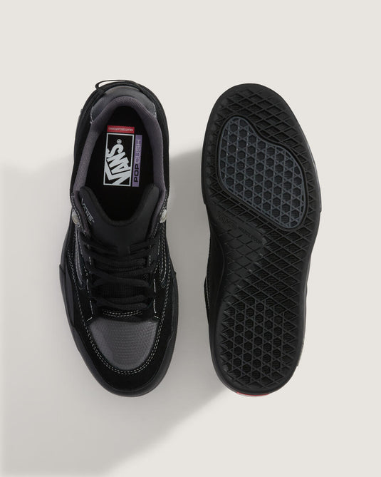 Vans Mens' Skate 2 Wayvee Shoes Black/Grey VN000D5D1741