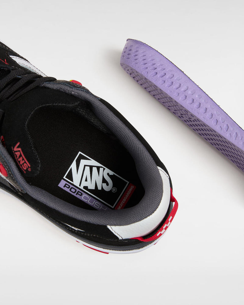 Load image into Gallery viewer, Vans Men&#39;s Skate Wayvee 2.0 Shoes Black/White/Red VN000D5DBWT
