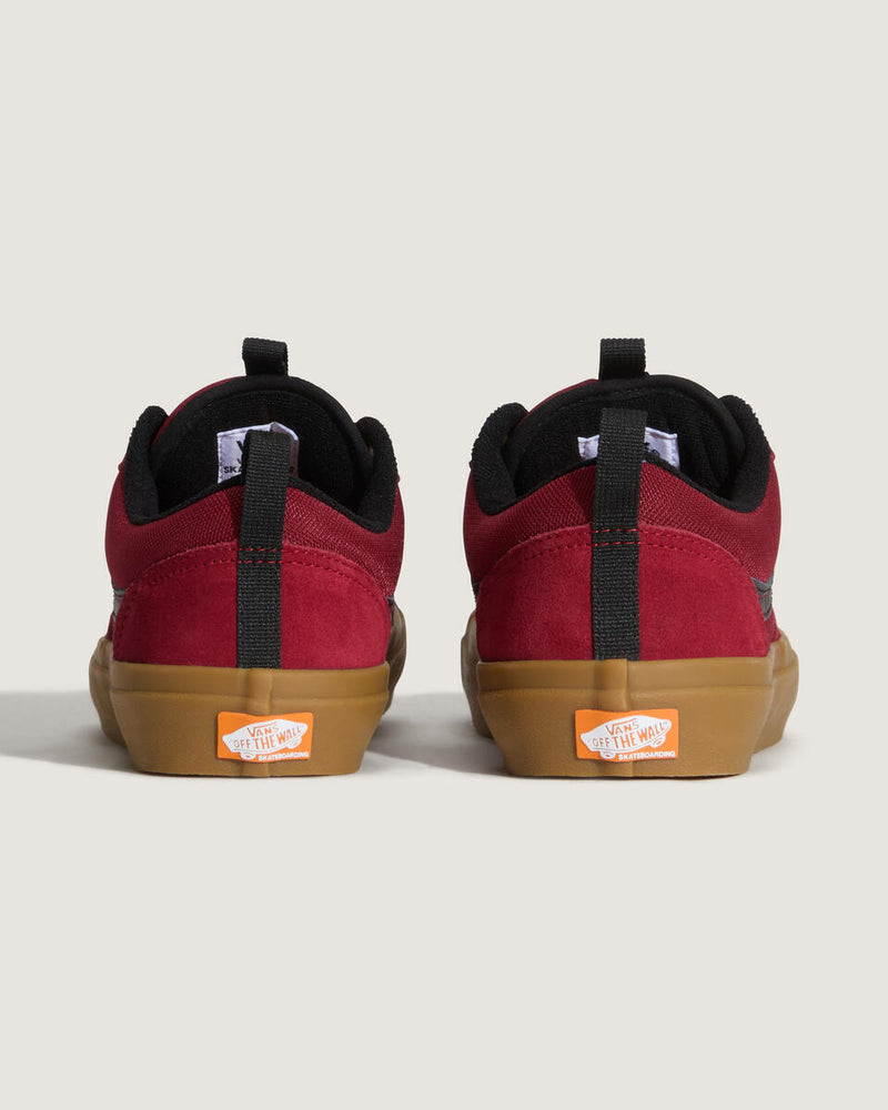 Load image into Gallery viewer, Vans Men&#39;s Skate Old Skool 36+ Shoes Gum Burgundy VN000D5RBRG
