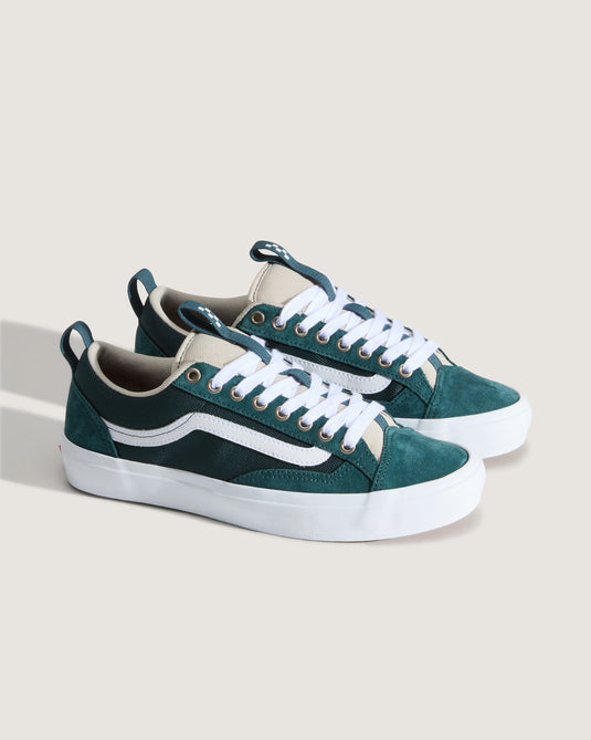Vans Men's Skate Old Skool 36+ Shoes Oatmeal/Deep Teal VN000D5REKD