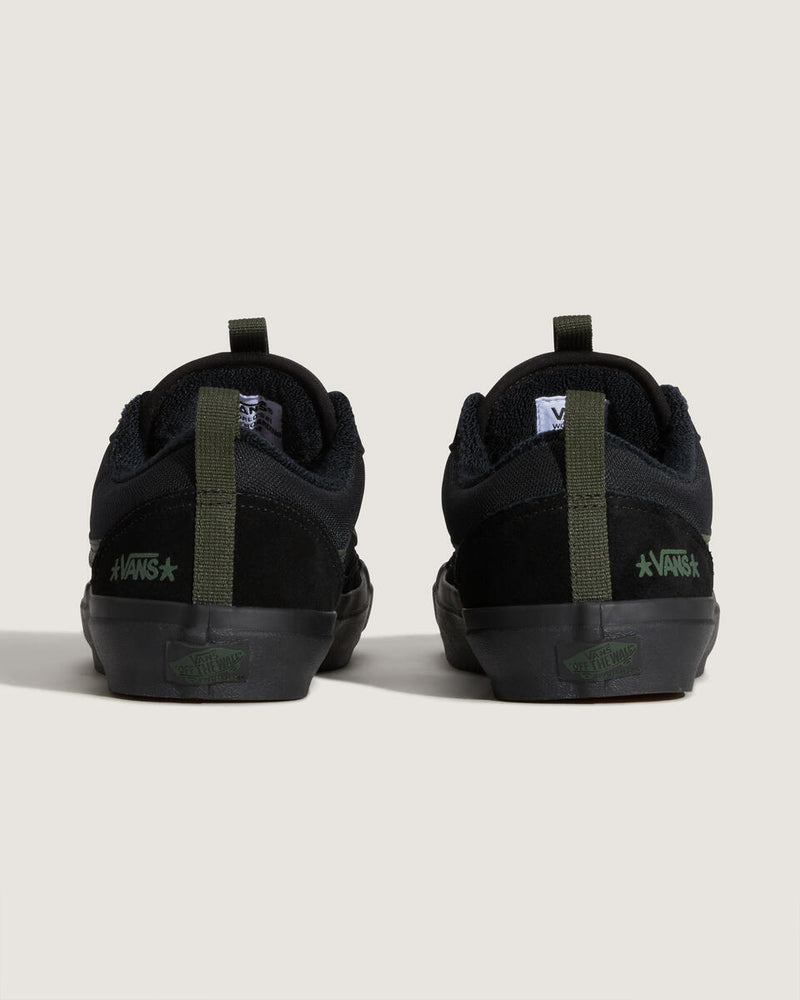 Load image into Gallery viewer, Vans Men&#39;s Atiba Jefferson Skate Old Skool 36+ Shoes Black/Dark Green VN000D5RNLX
